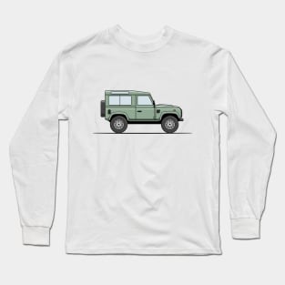 Land Rover Defender - Light Green Long Sleeve T-Shirt